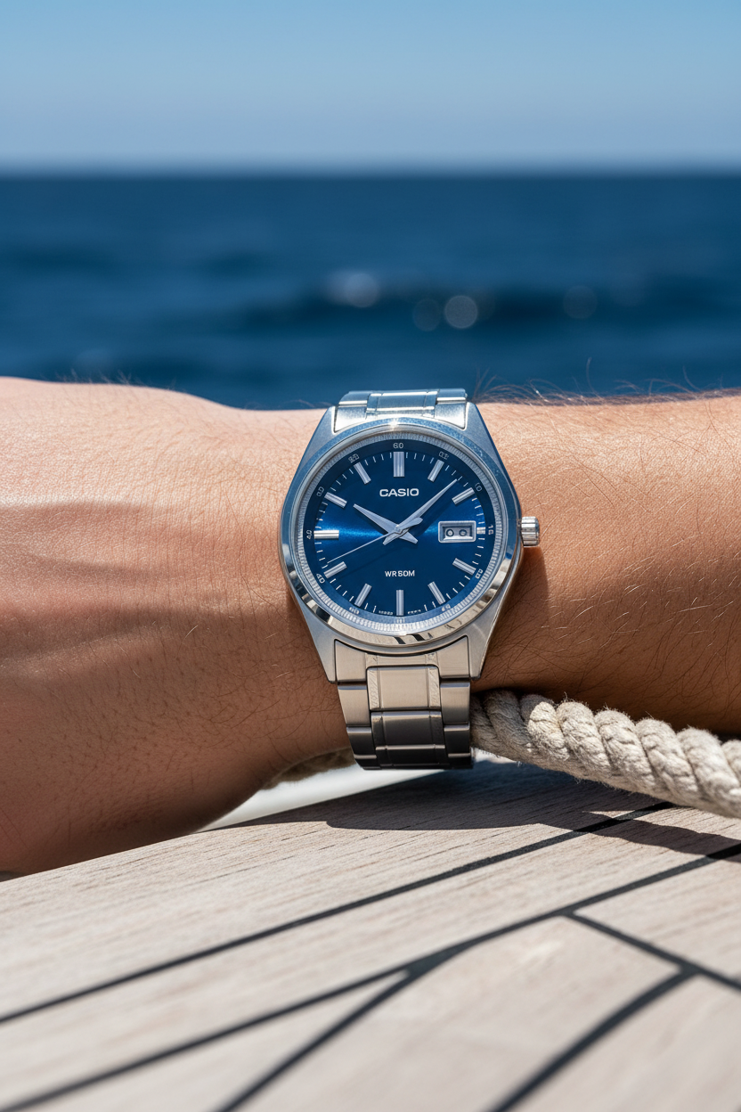 MTP-B180D-2AVDF RELOJ PARA HOMBRE CASIO - AZUL
