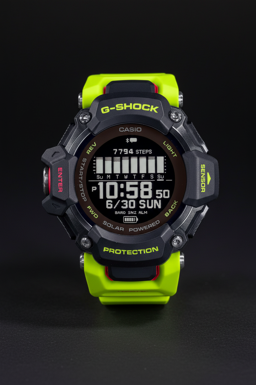 Casio G-Shock GBD-H2000-1A9DR - negro minimalista