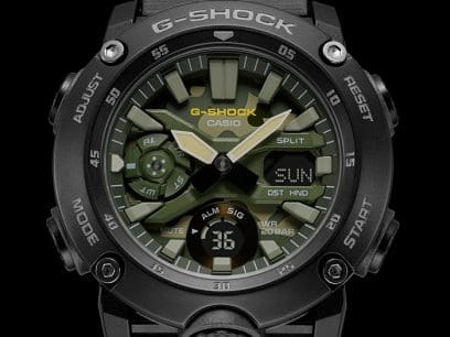 RELOJ ANÁLOGO DIGITAL PARA HOMBRE CASIO G-SHOCK GA-2000SU-1ADR - NEGRO