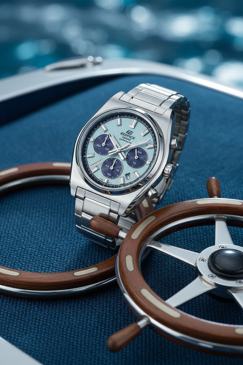 RELOJ PARA HOMBRE CASIO EDIFICE EFB-730D-2BVUDF -AZUL