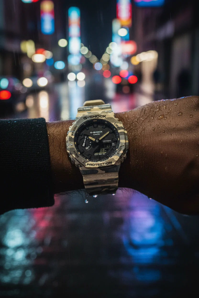 RELOJ CASIO G-SHOCK GA-2100CM-5ADR - CAFÉ