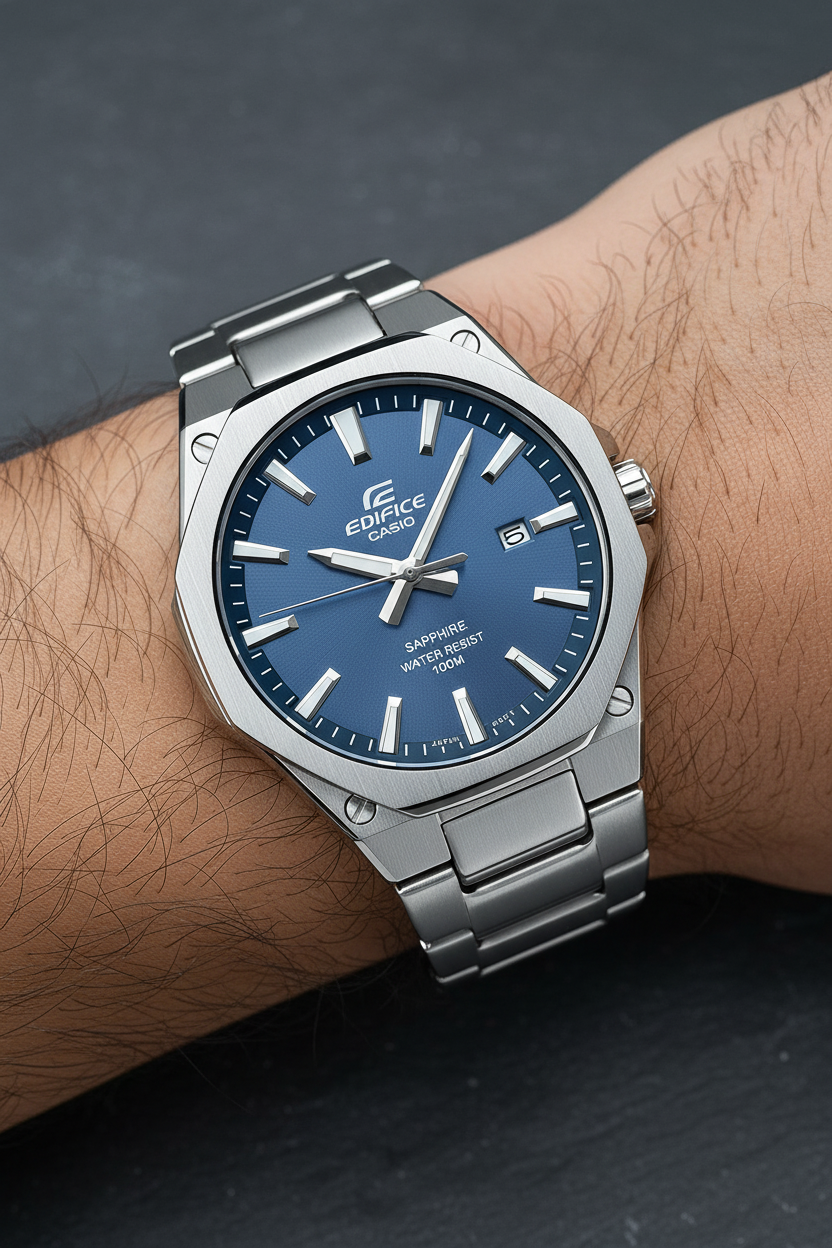 RELOJ ANALÓGICO PARA HOMBRE CASIO EDIFICE EFR-S108D-2AVUDF - AZUL