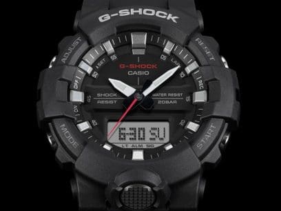 RELOJ ANÁLOGO DIGITAL PARA HOMBRE CASIO G-SHOCK GA-800-1ADR - NEGRO