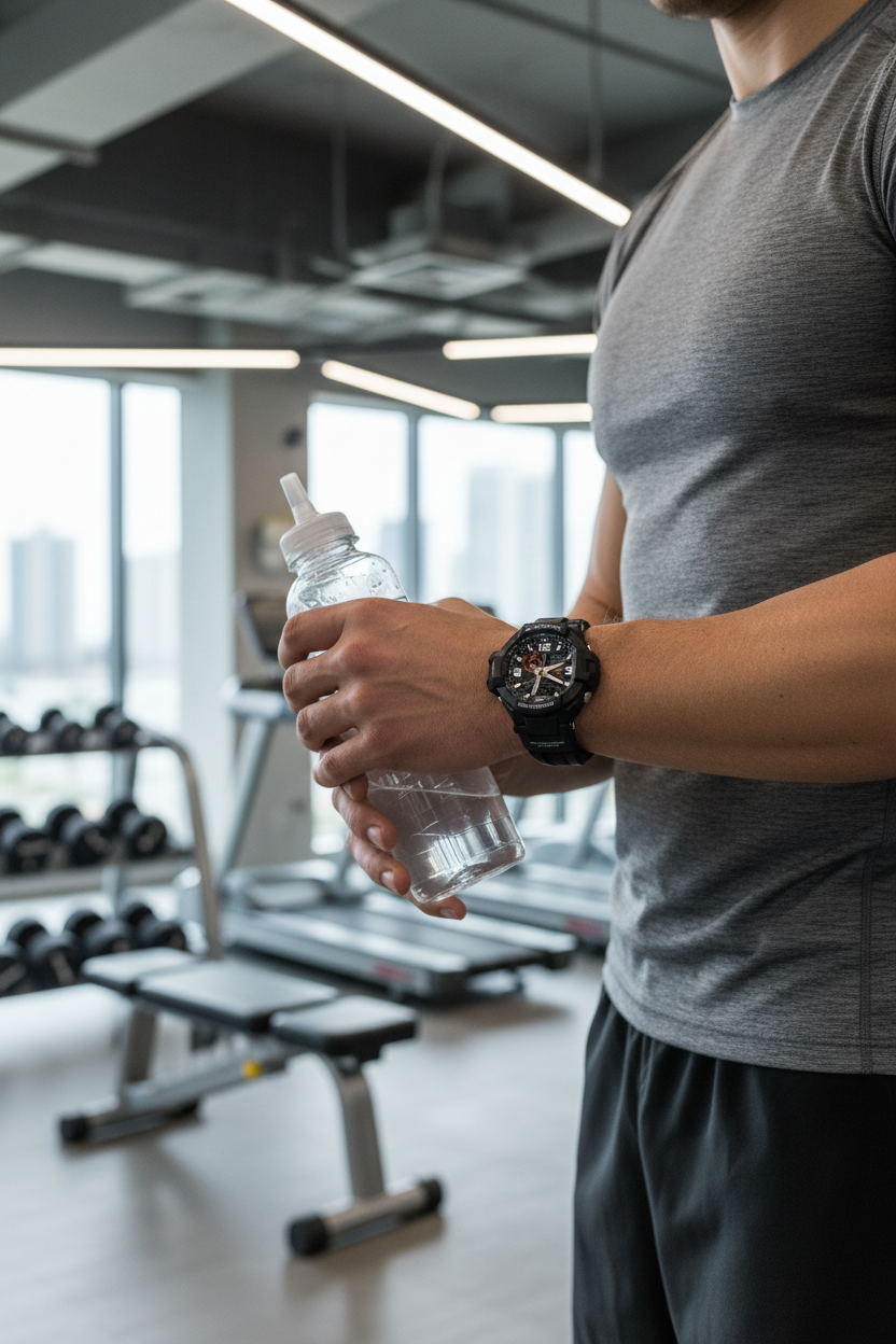 Casio G-Shock GA-1000-1ADR lifestyle - gimnasio activo