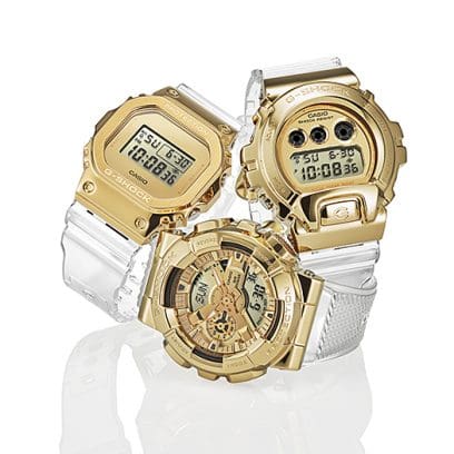RELOJ DIGITAL PARA HOMBRE CASIO G-SHOCK GM-5600SG-9DR - DORADO