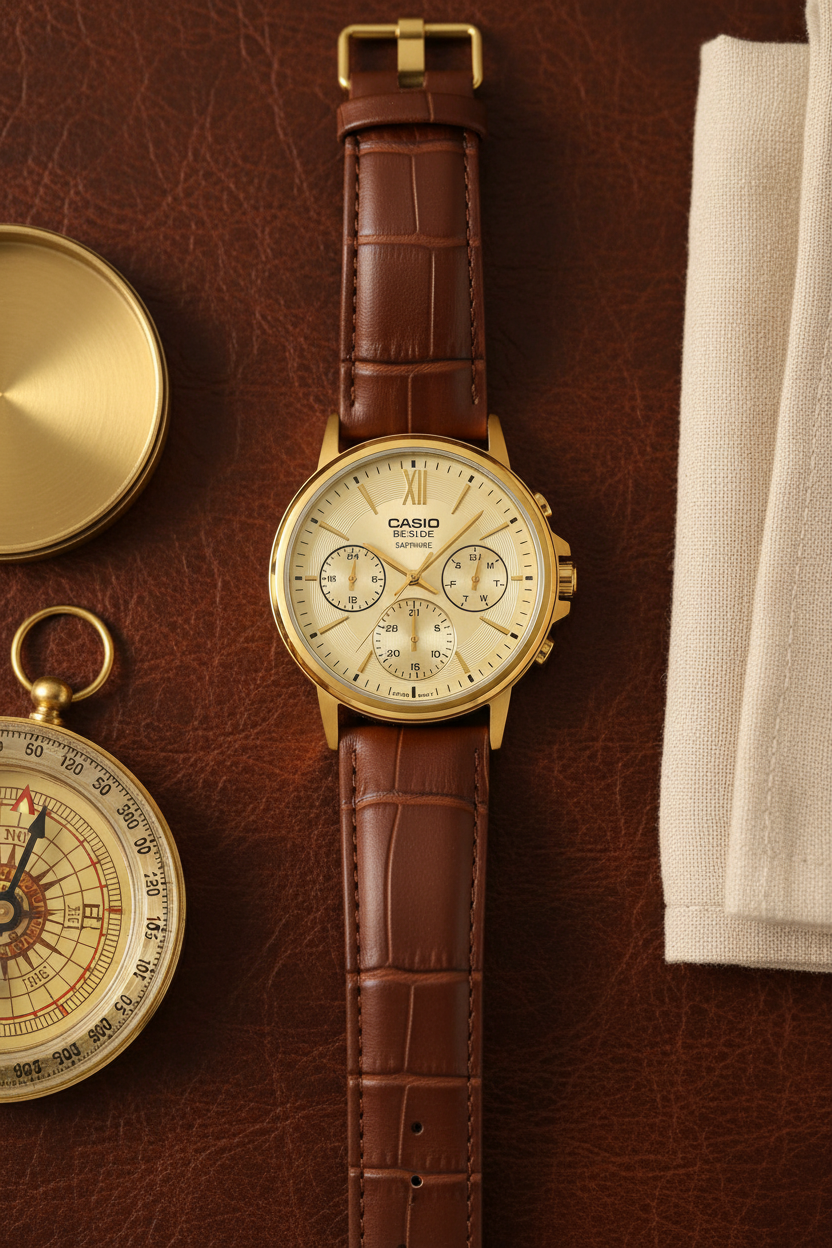 RELOJ PARA HOMBRE CASIO BMS-300GL-5AVDF - CAFÉ