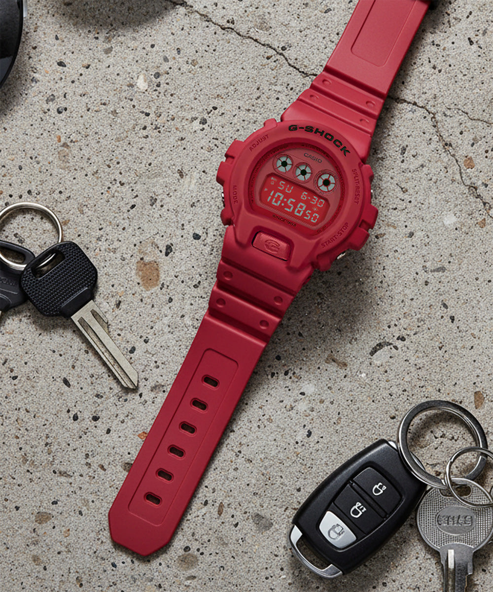 RELOJ DIGITAL PARA HOMBRE CASIO G-SHOCK DW-6935C-4DR - ROJO