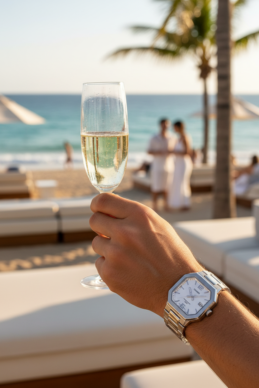 MTP-B195D-7AVDF RELOJ PARA HOMBRE CASIO - BLANCO