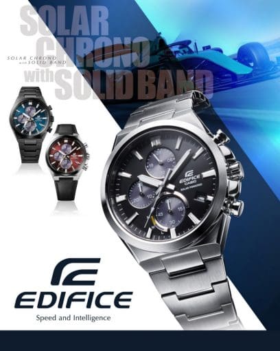 RELOJ ANALÓGICO PARA HOMBRE CASIO EDIFICE EQS-950D-1AVUDF - PLATEADO
