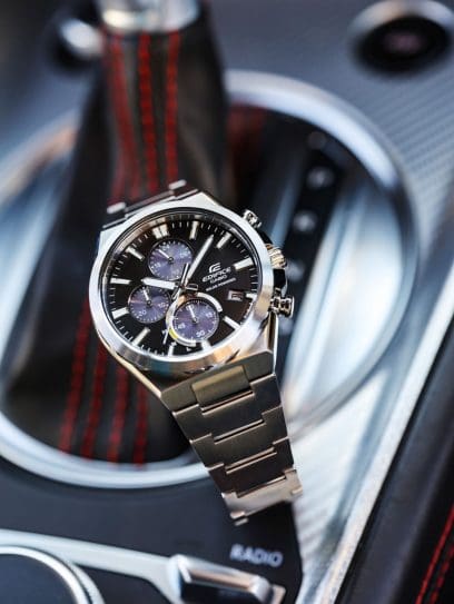 RELOJ ANALÓGICO PARA HOMBRE CASIO EDIFICE EQS-950D-1AVUDF - PLATEADO