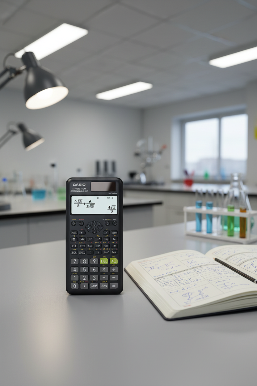 CALCULADORA CASIO - ESCUELA Y UNIVERSIDAD FX-85ESPLUS-2-WDTW
