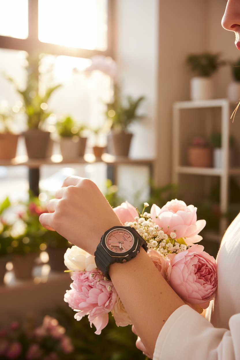 GMA-P2110SC-4ADR RELOJ PARA MUJER CASIO G-SHOCK - ROSA