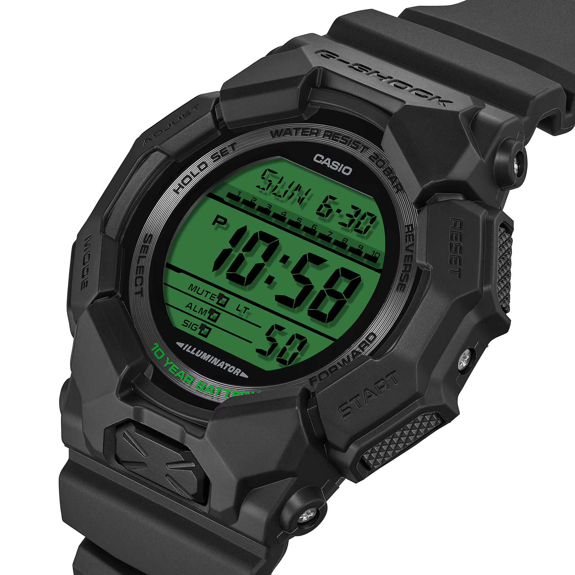 RELOJ CASIO G-SHOCK GD-010BEG-1DR - NEGRO