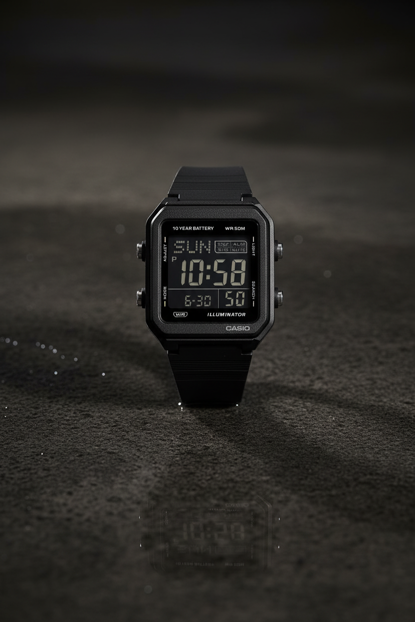 RELOJ CASIO W-221H-1BVDF - NEGRO