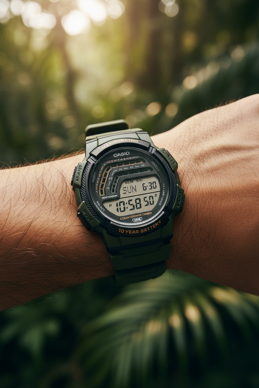 RELOJ CASIO WS-1800-3AVDF - VERDE
