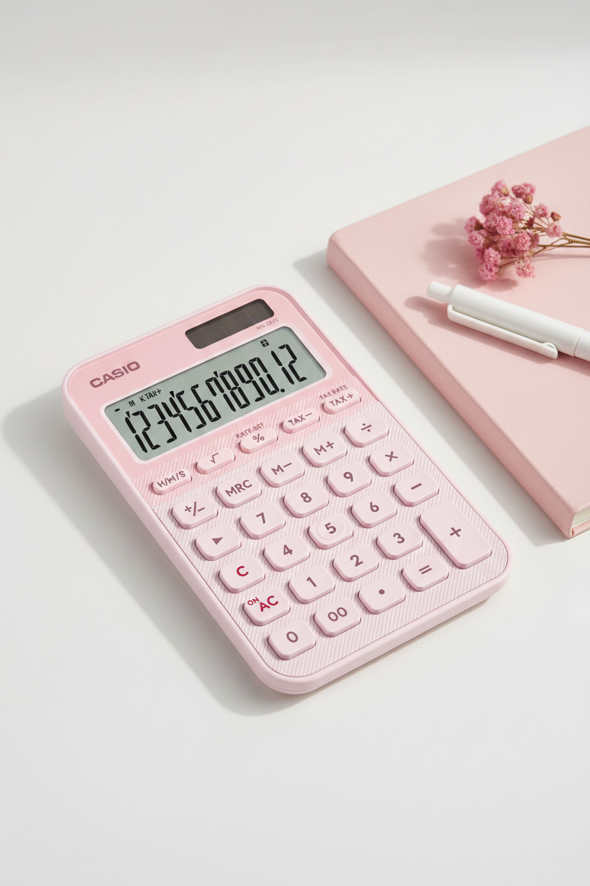 CALCULADORA CASIO - MI ESTILO MS-20YC-LP-W-DP