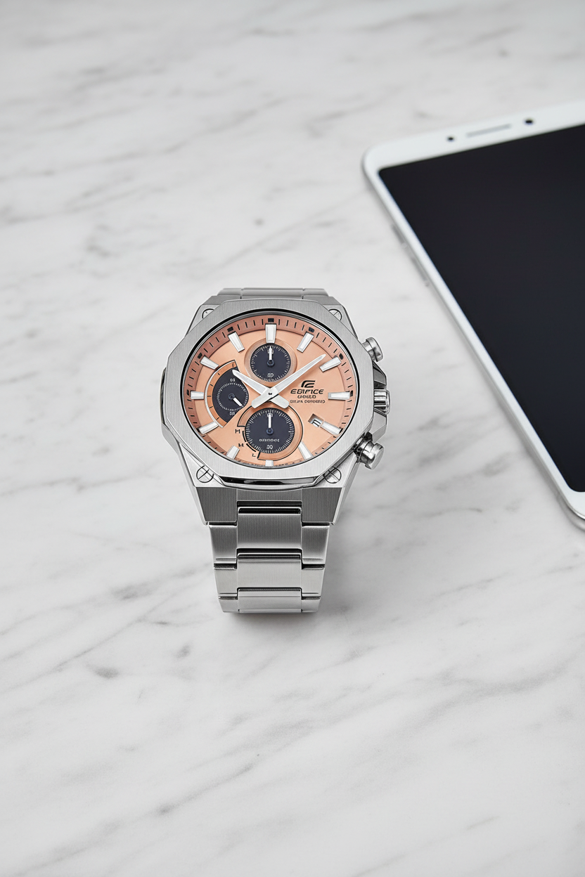 EFS-S570D-5AUDF RELOJ PARA HOMBRE CASIO EDIFICE - PLATEADO