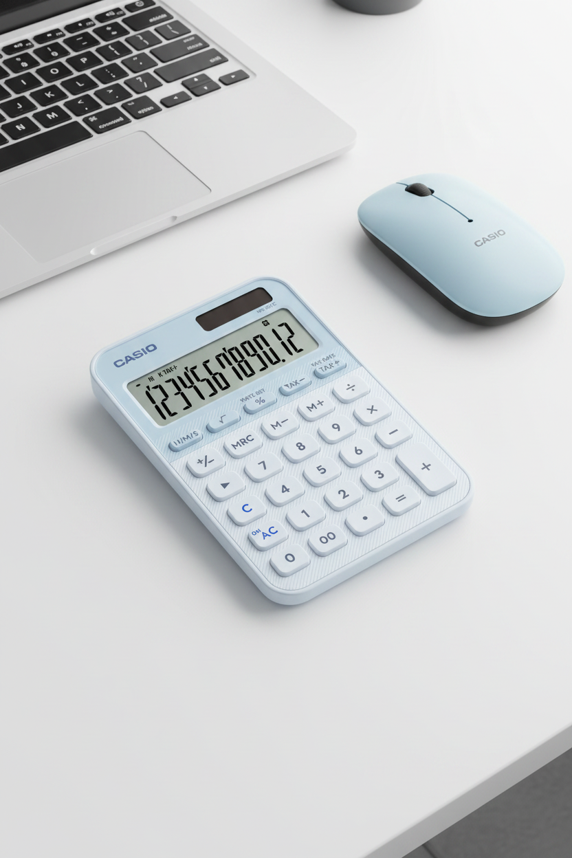 CALCULADORA CASIO - MI ESTILO MS-20YC-LB-W-DP