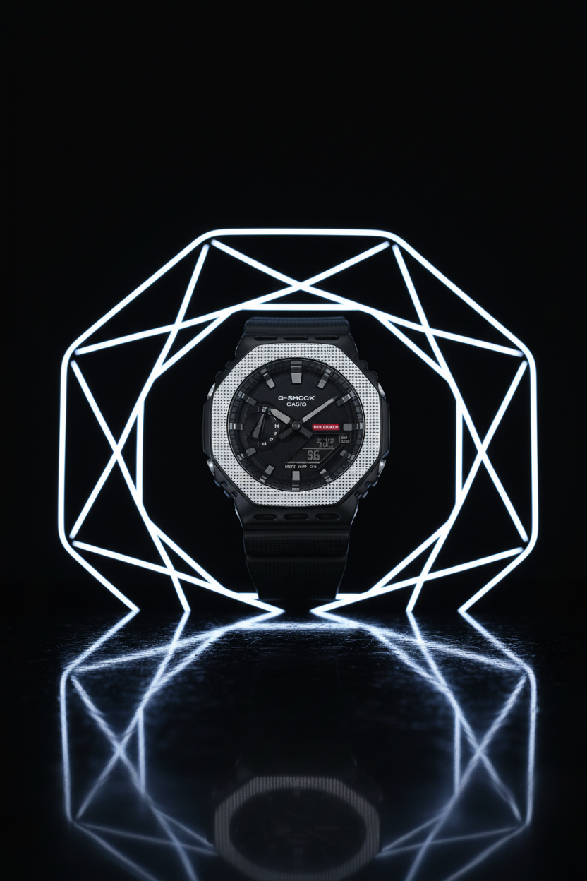 RELOJ CASIO G-SHOCK GM-2100BM-1ADR - NEGRO