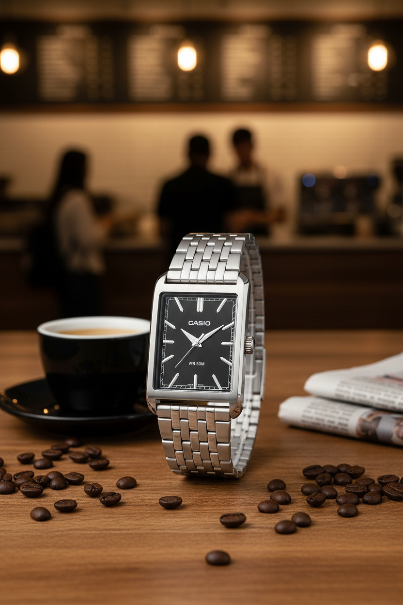 MTP-B215D-1AVDF RELOJ PARA HOMBRE CASIO - NEGRO