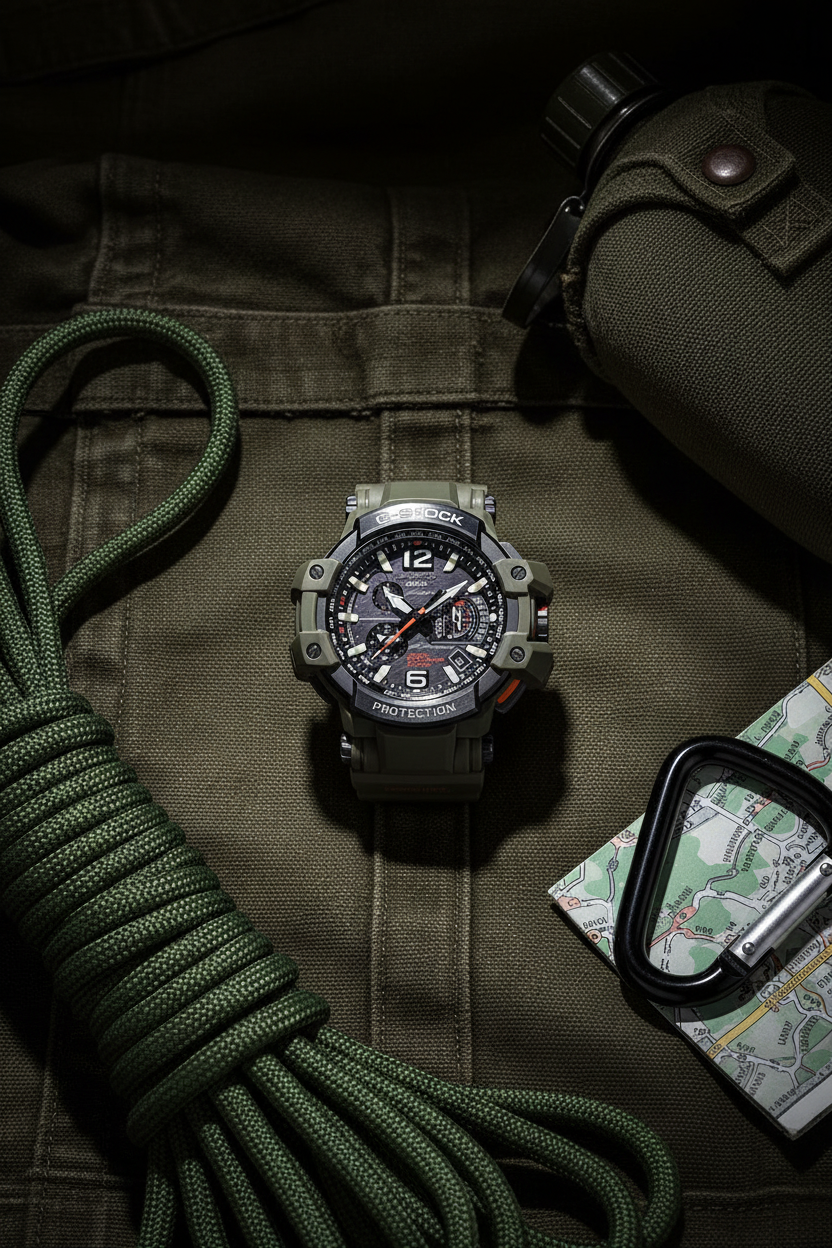 Casio G-Shock GPW-1000KH-3ADR - lona táctico