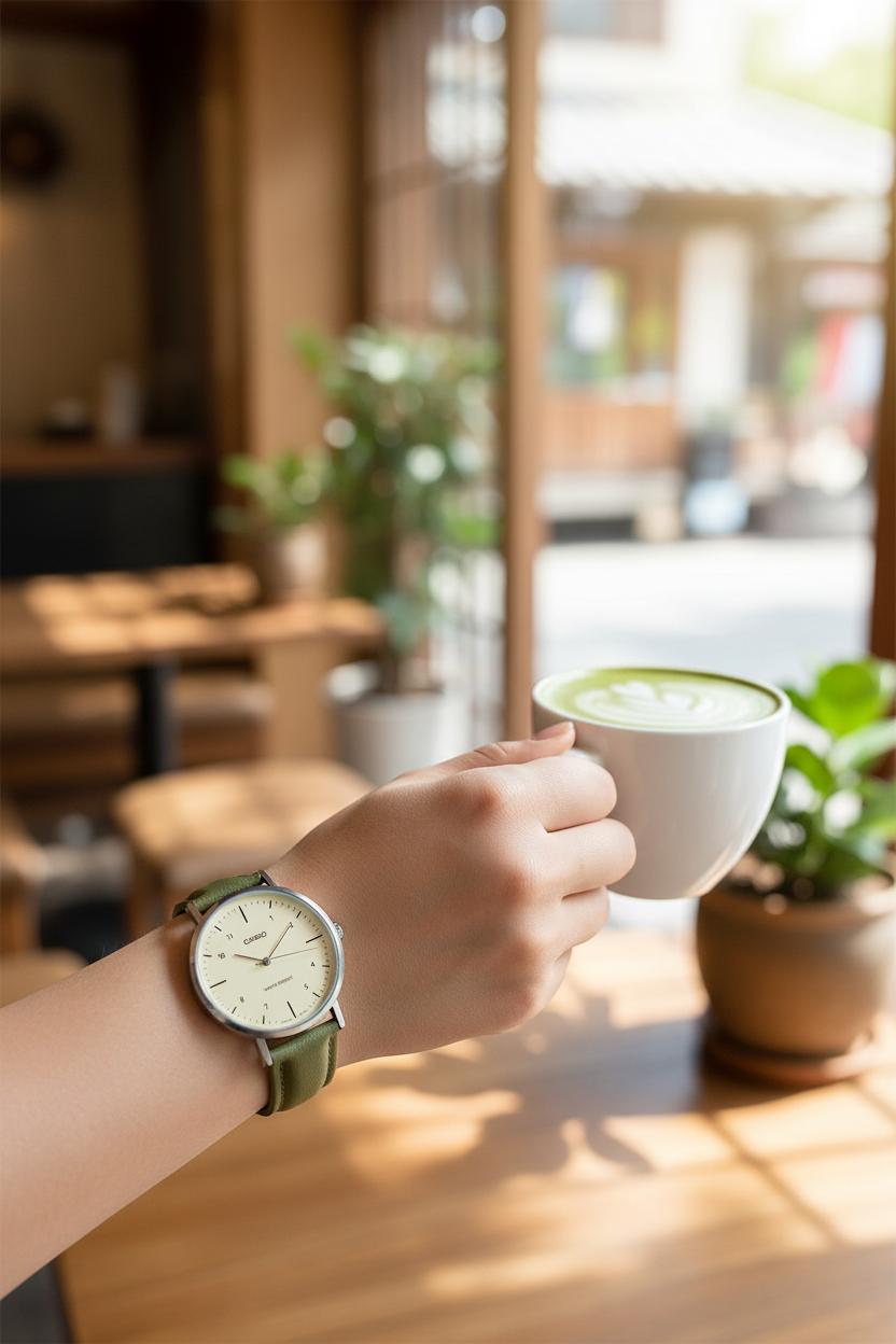 LTP-VT03L-3BDF RELOJ PARA MUJER CASIO - VERDE