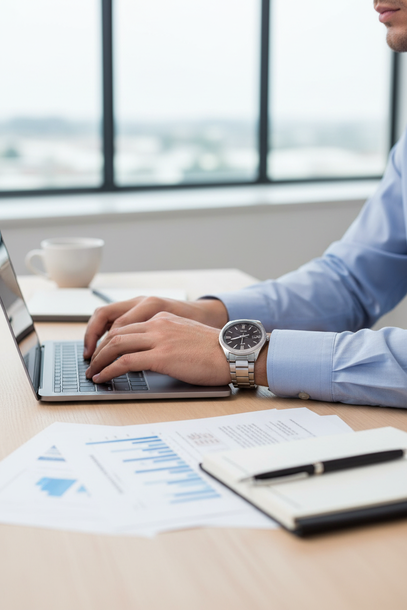 Casio MTP-1302D-1A1VDF lifestyle - oficina corporativa