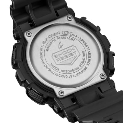 RELOJ ANÁLOGO DIGITAL PARA HOMBRE CASIO G-SHOCK GA-100RGB-1ADR - NEGRO