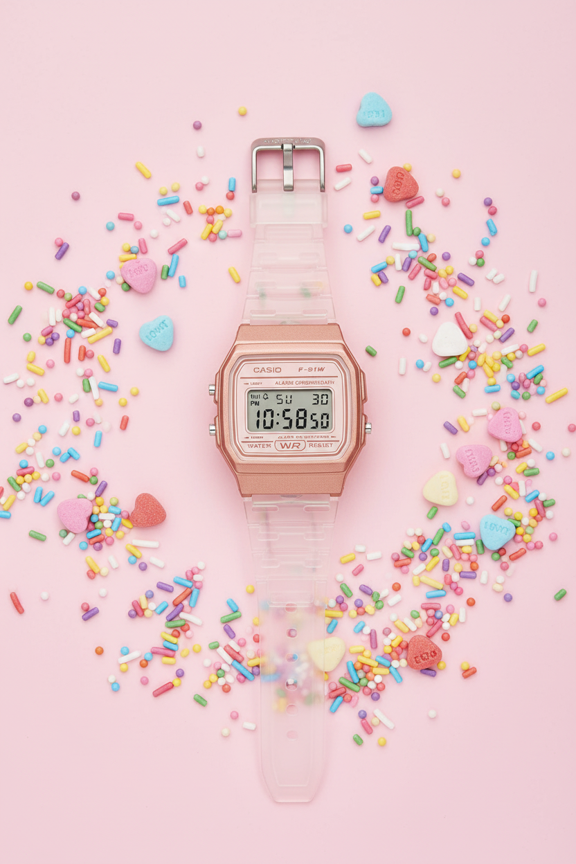 RELOJ CASIO F-91WS-7A3DF - BLANCO