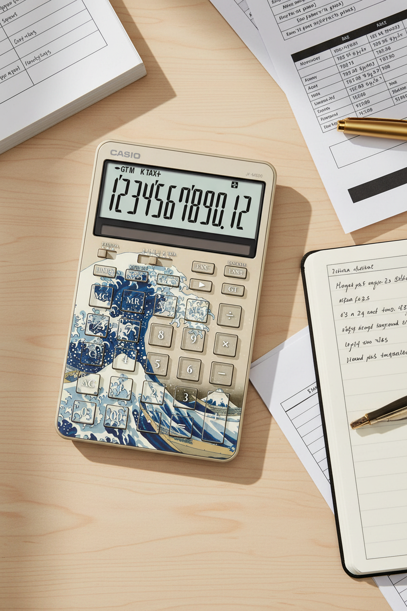 CALCULADORA CASIO JF-M200-TJ-KHK-WDP