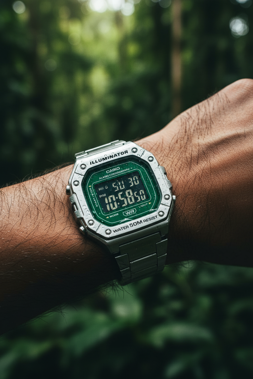 RELOJ CASIO W-218HD-3AVDF - VERDE