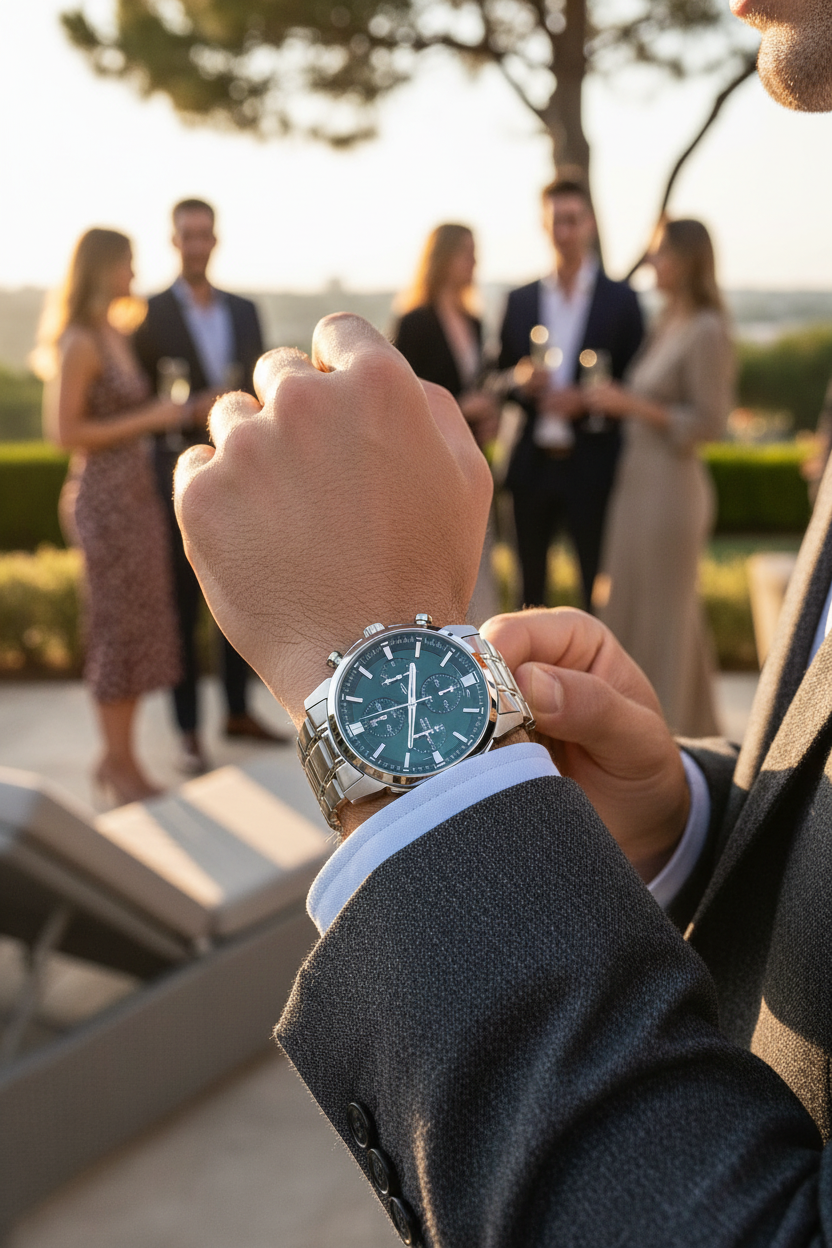 Lifestyle - Smart casual blazer al aire libre