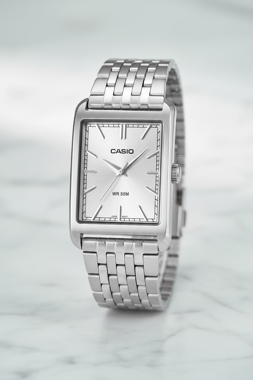 MTP-B215D-7AVDF RELOJ PARA HOMBRE CASIO - PLATEADO