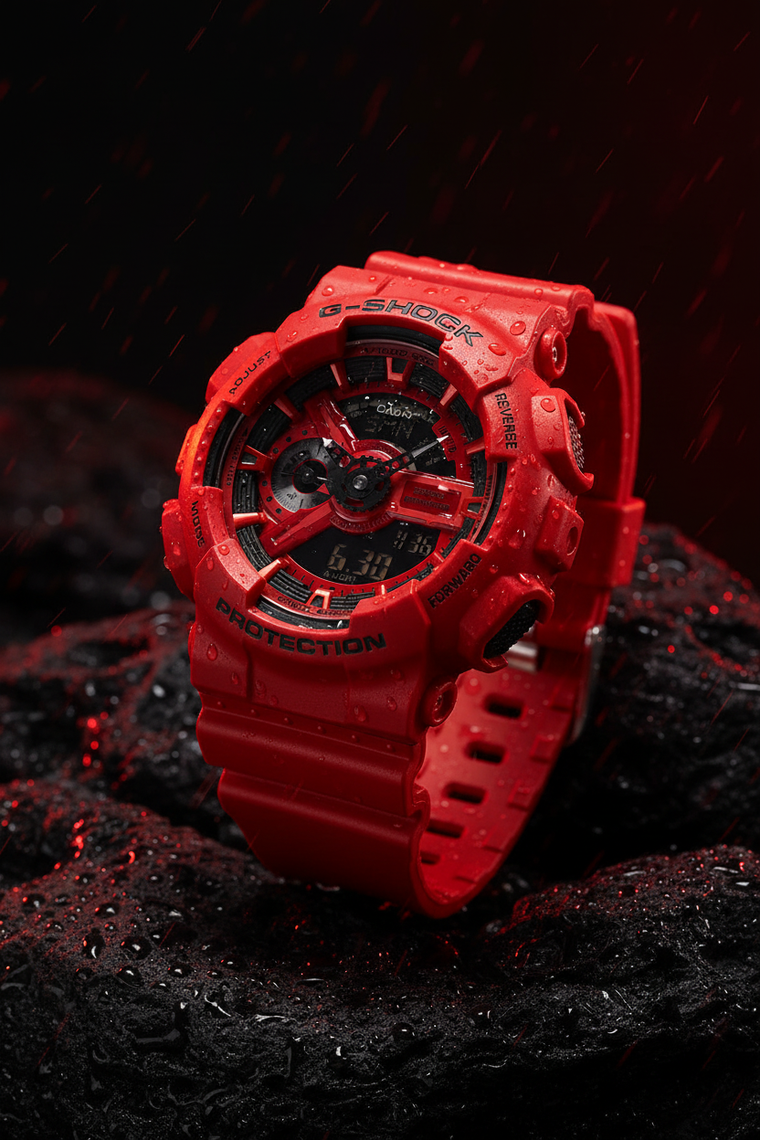 RELOJ CASIO G-SHOCK GA-110RRB-4ADR - ROJO