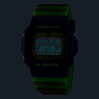 RELOJ DIGITAL PARA HOMBRE CASIO G-SHOCK DW-D5600TD-3DR - VERDE