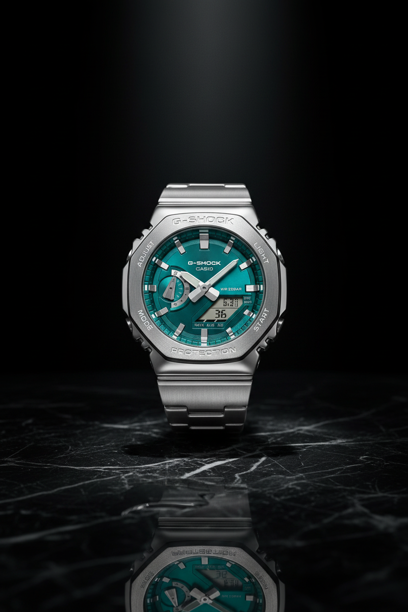 RELOJ PARA HOMBRE CASIO G-SHOCK GM-2110D-3A1DR - VERDE