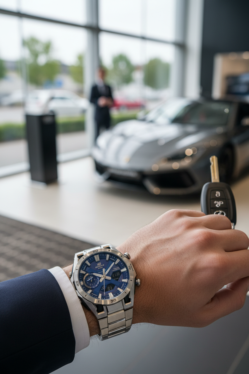 ECB-2300D-2ADF RELOJ PARA HOMBRE CASIO EDIFICE - AZUL