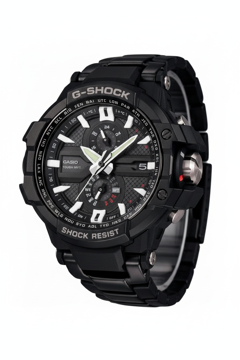 Casio G-Shock GW-A1000D-1ADR - fondo blanco ángulo