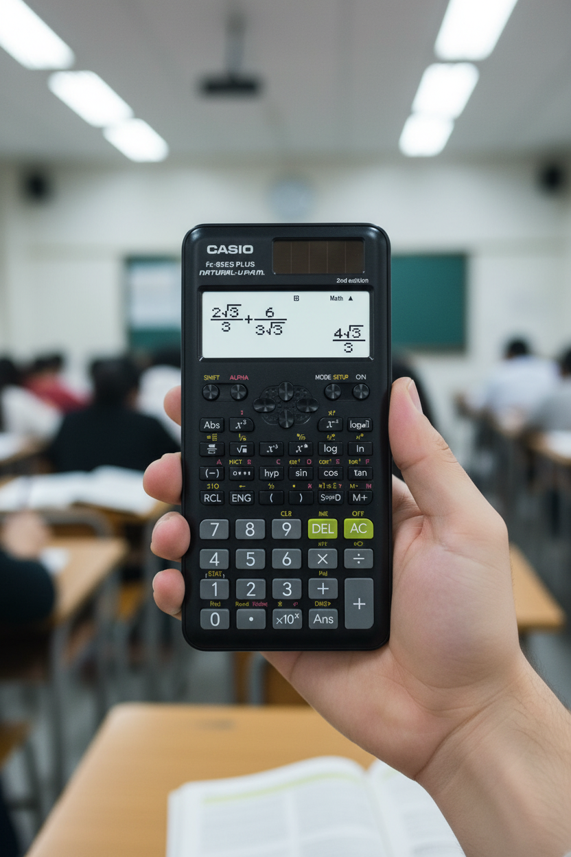 CALCULADORA CASIO - ESCUELA Y UNIVERSIDAD FX-85ESPLUS-2-WDTW