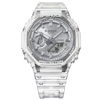 CASIO G-SHOCK GA-2100BM-7A8DR – RELOJ ANÁLOGO DIGITAL PARA HOMBRE–PLATEADO