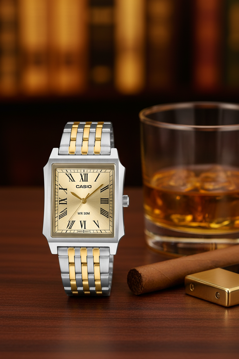 MTP-B190SG-9BVDF RELOJ PARA HOMBRE CASIO - DORADO