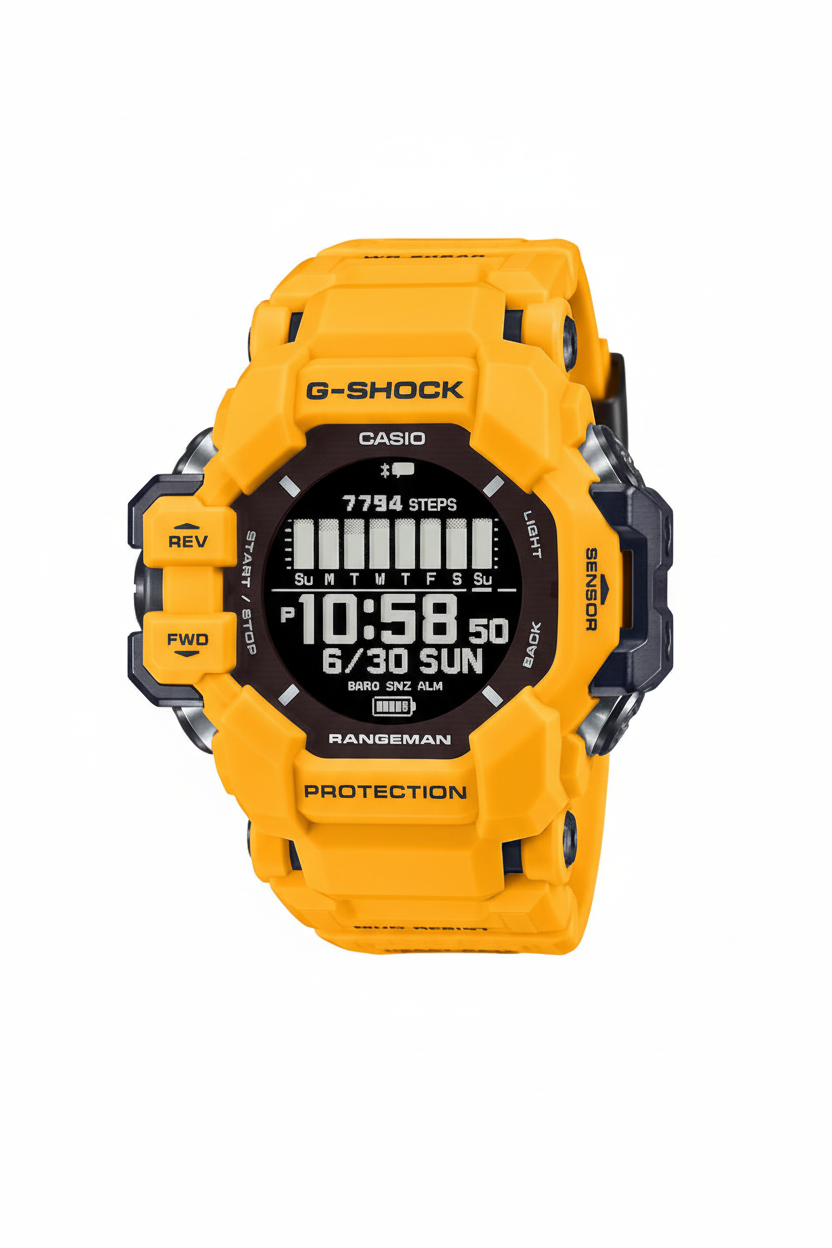Casio G-Shock GPR-H1000-9DR - fondo blanco limpio