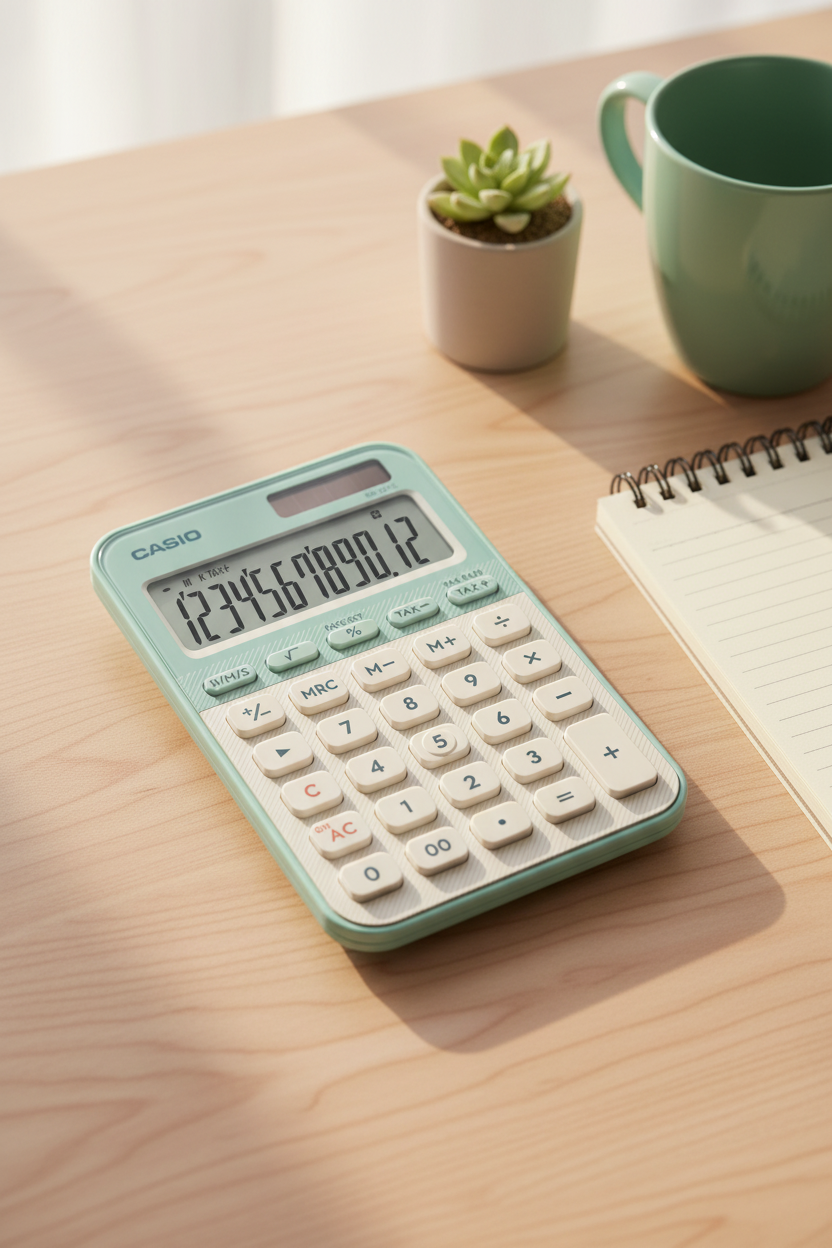 CALCULADORA CASIO - MI ESTILO MS-20YC-LG-W-DP