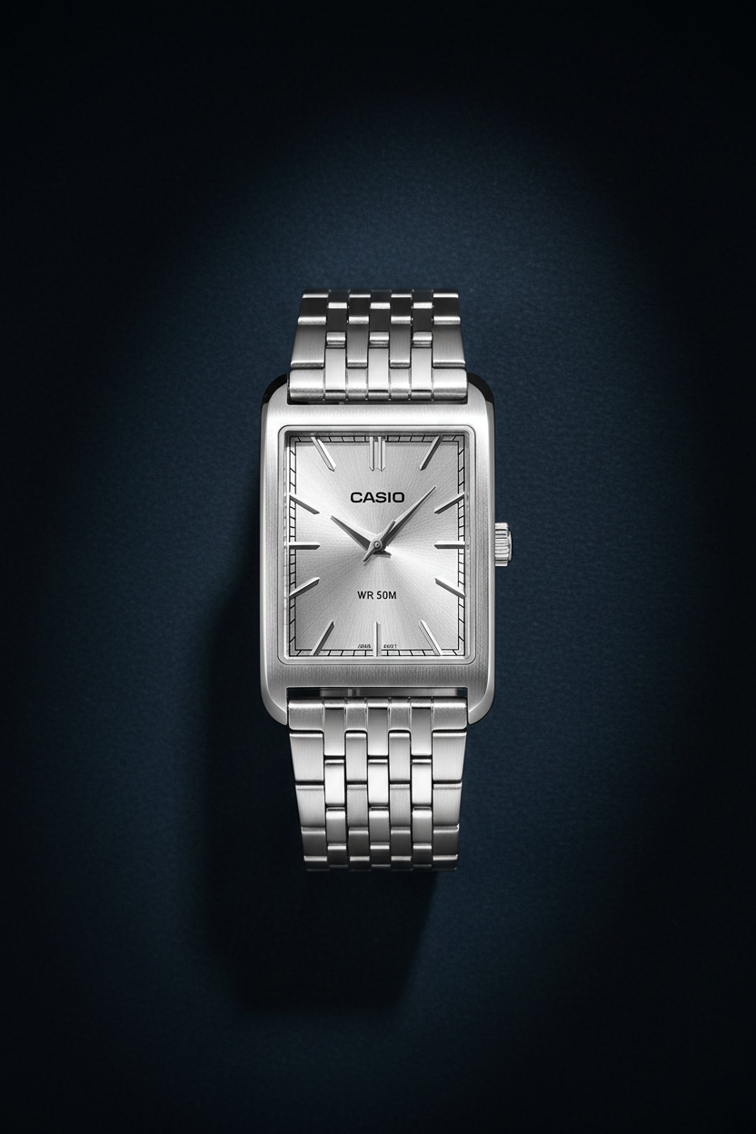 MTP-B215D-7AVDF RELOJ PARA HOMBRE CASIO - PLATEADO