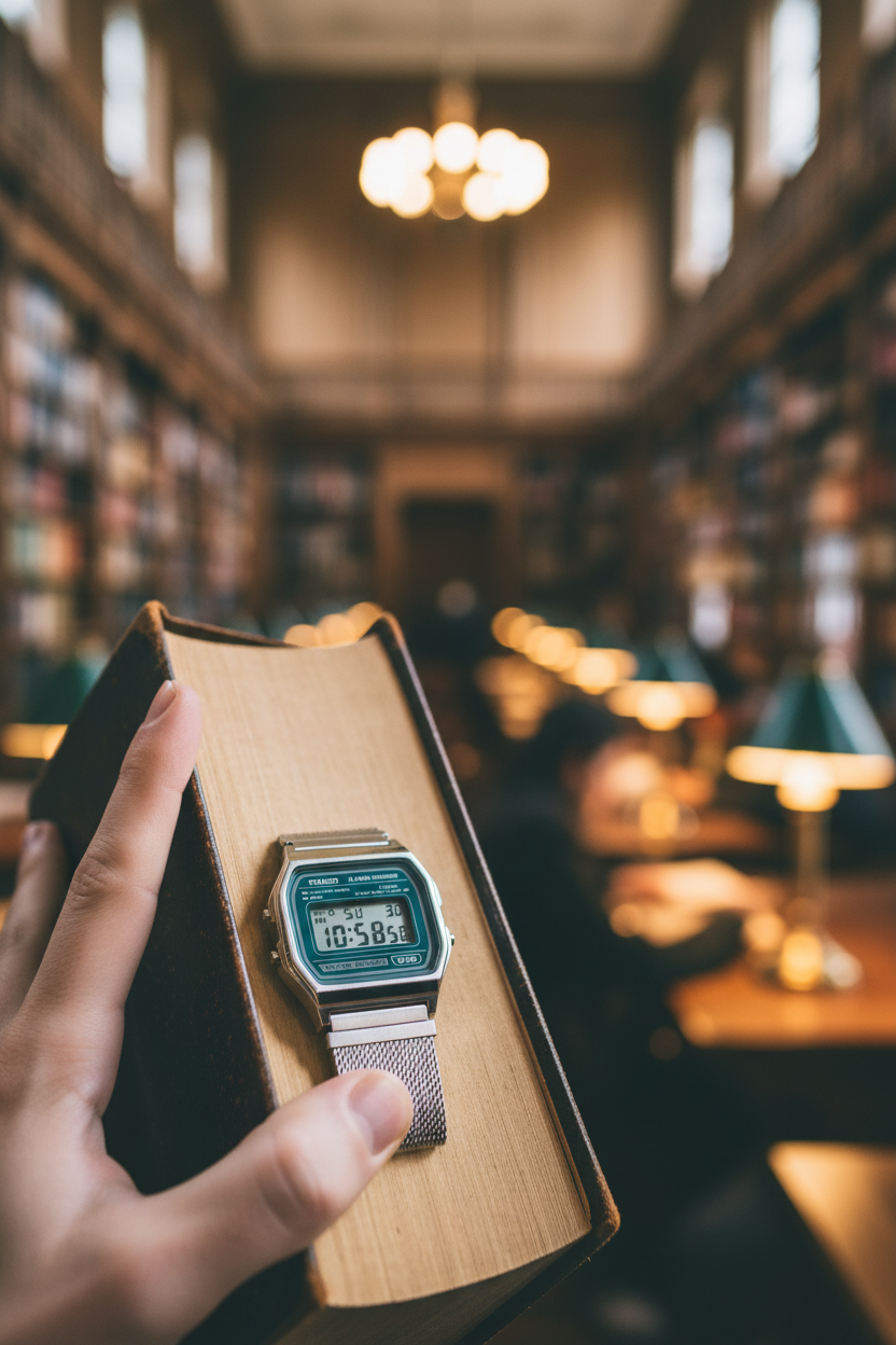 A158WEM-3DF RELOJ CASIO VINTAGE - PLATEADO