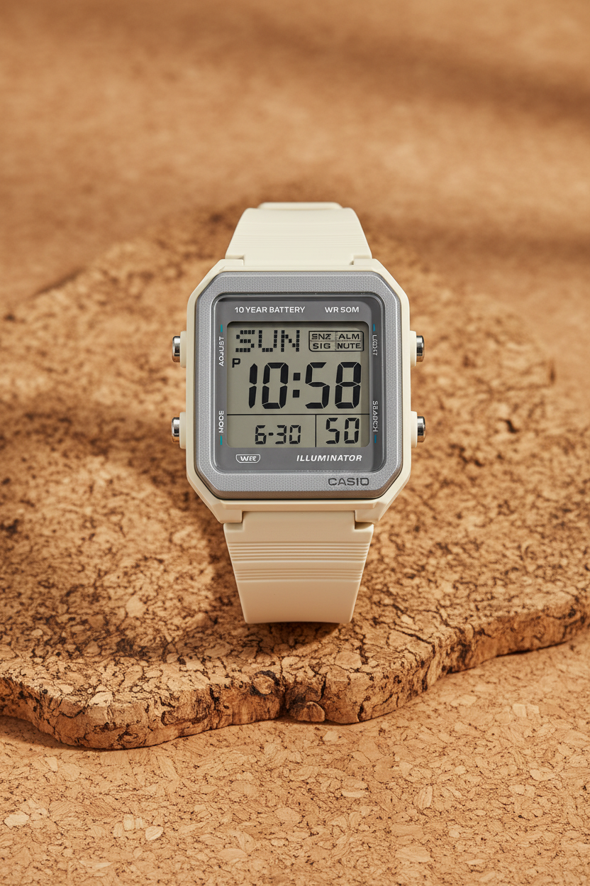 RELOJ CASIO W-221H-8AVDF - Beige