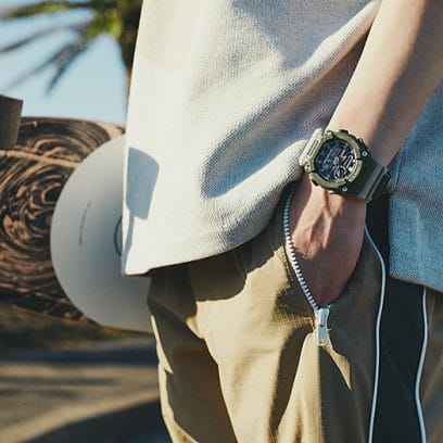 RELOJ ANÁLOGO DIGITAL PARA HOMBRE CASIO G-SHOCK GA-900HC-3ADR - VERDE