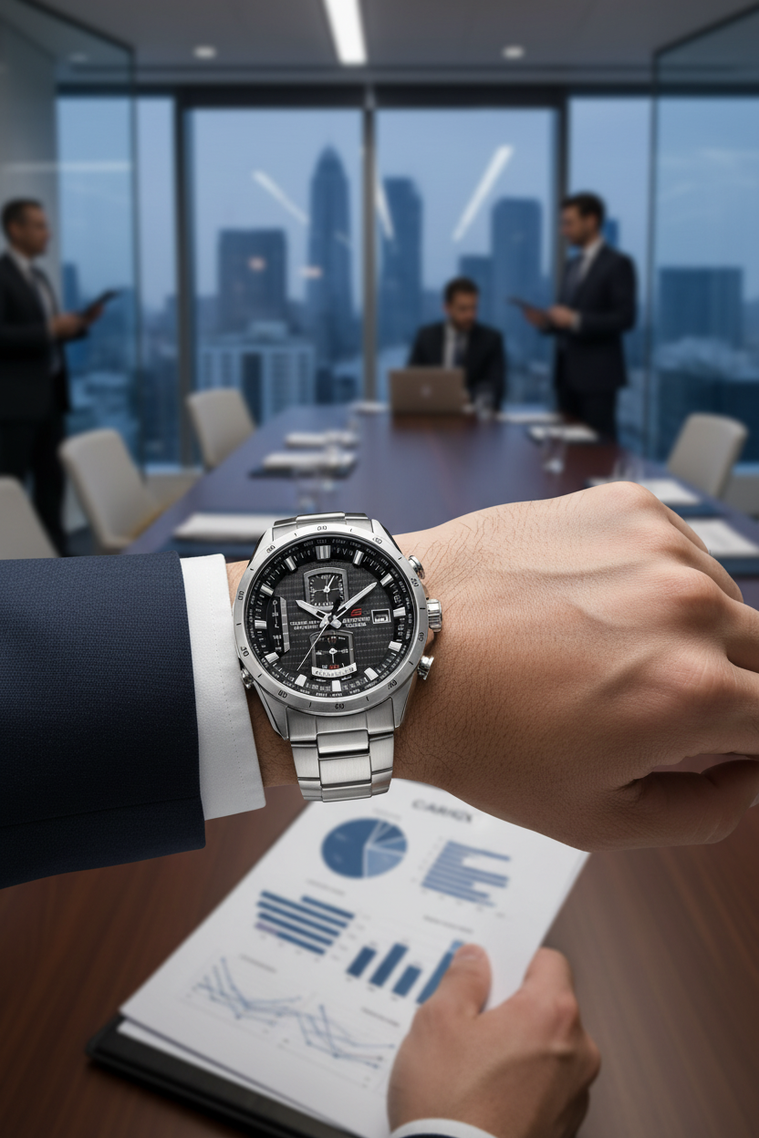 EQW-A1110D-1ADR RELOJ PARA HOMBRE CASIO EDIFICE - NEGRO