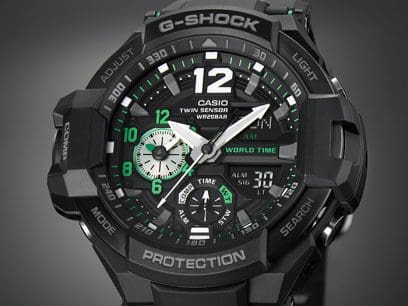 RELOJ ANÁLOGO DIGITAL PARA HOMBRE CASIO G-SHOCK GA-1100-1A3DR - NEGRO
