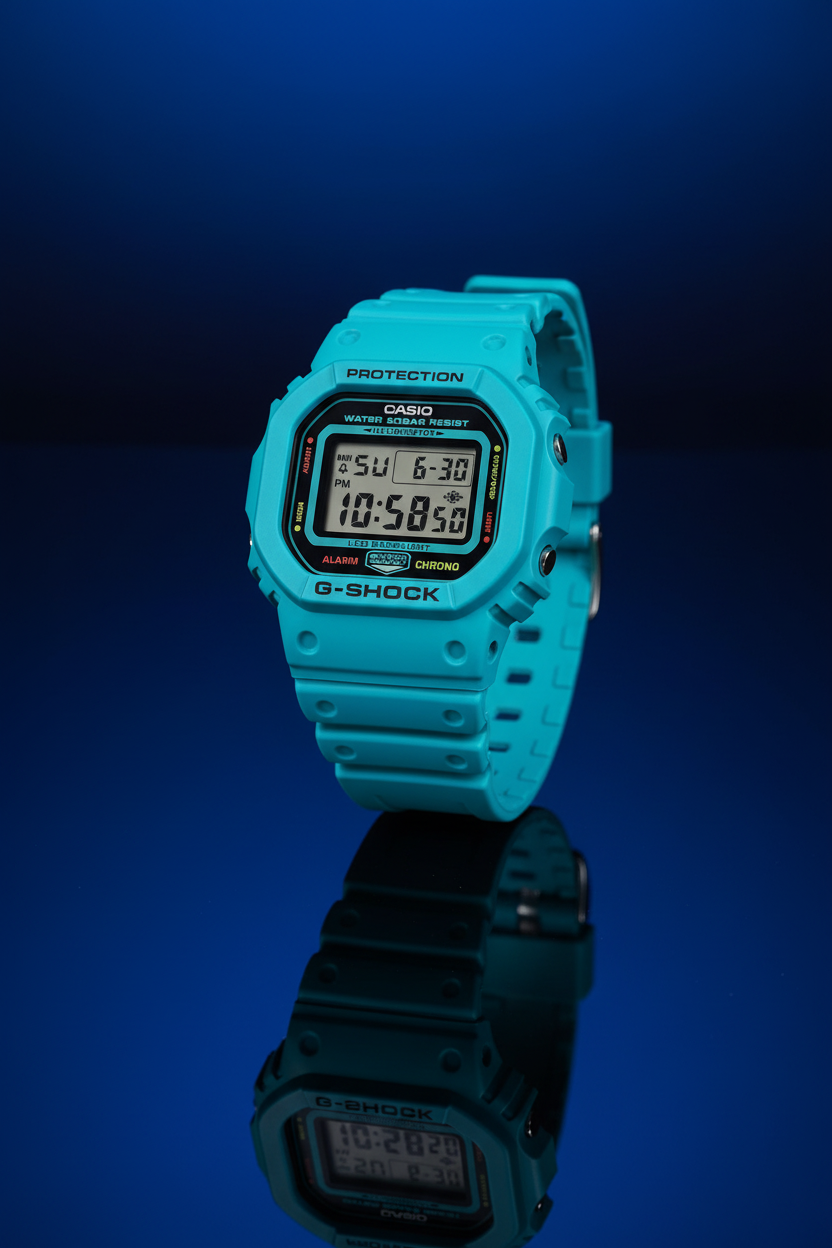 Casio G-Shock DW-5600EP-2DR - azul elegante